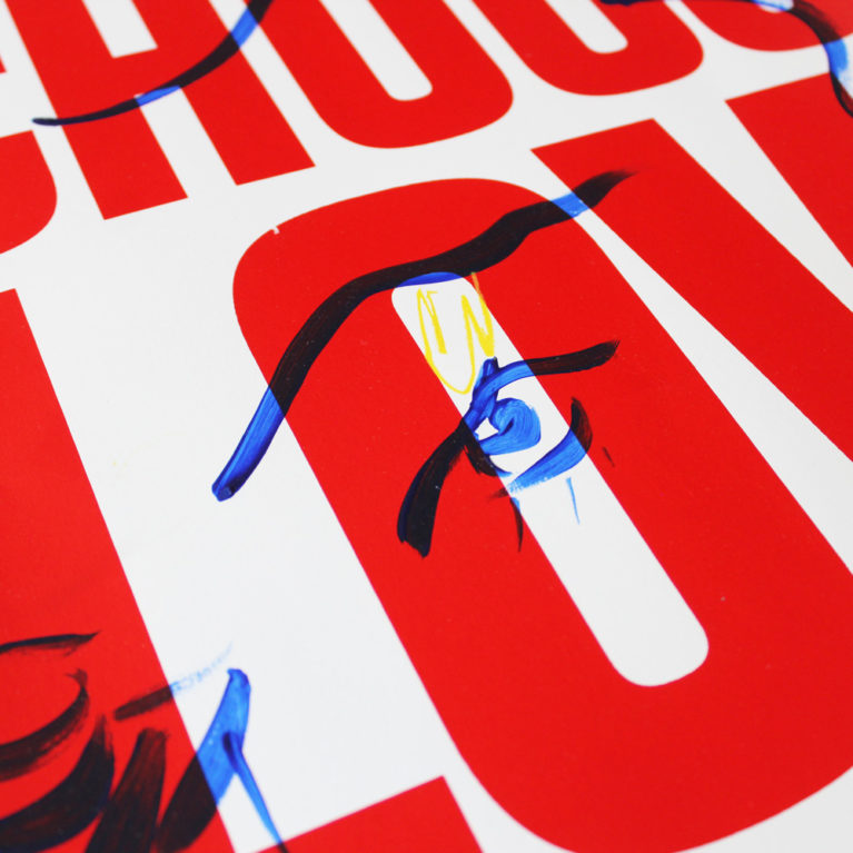 Luke Edward Hall 2019 Print Club London Choose Love 2019 Help Refugees