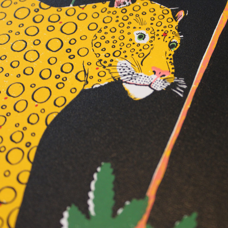 Pink Moon Aleesha Nandhra Print Club London Screen Print