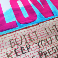 Rob Ryan 2019 Print Club London Choose Love 2019 Help Refugees