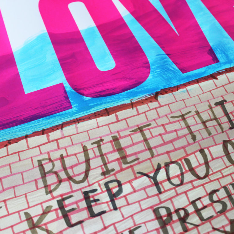 Rob Ryan 2019 Print Club London Choose Love 2019 Help Refugees