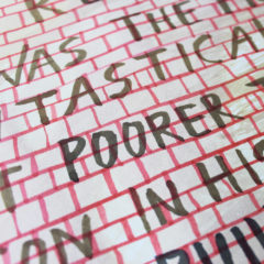 Rob Ryan 2019 Print Club London Choose Love 2019 Help Refugees