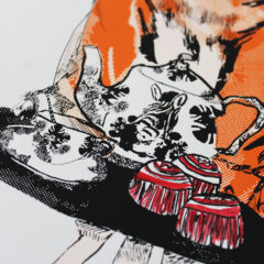 Tiger That Came To Tea Hannah Gilson Print Club London Screen Print