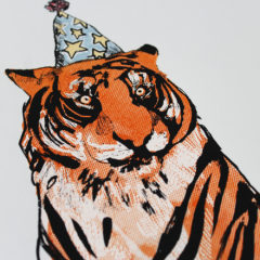 Tiger That Came To Tea Hannah Gilson Print Club London Screen Print