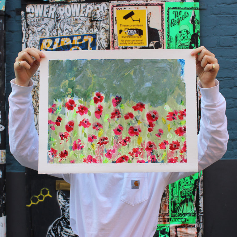 ME Ster-Molnar Print Club London Screen Print