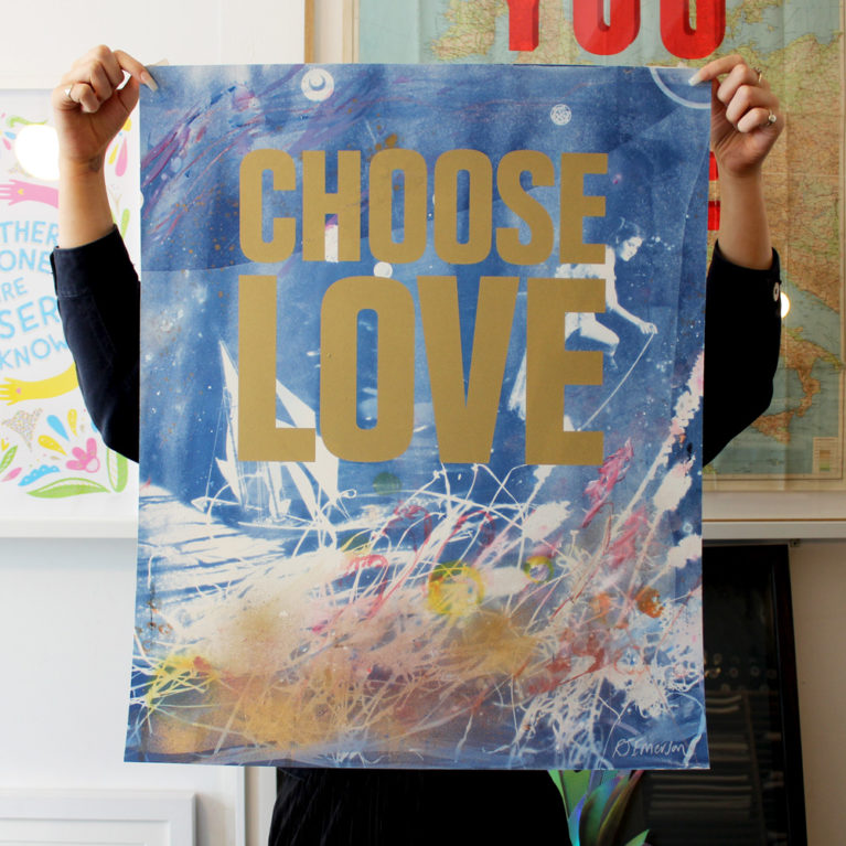 ROSIE-EMERosie Emerson 2019 Print Club London Choose Love 2019 Help RefugeesRSON-3