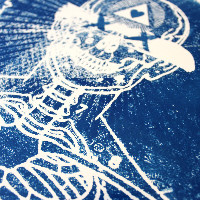 Thedi 2nd Edition Ben Rider Print Club London Screen Print