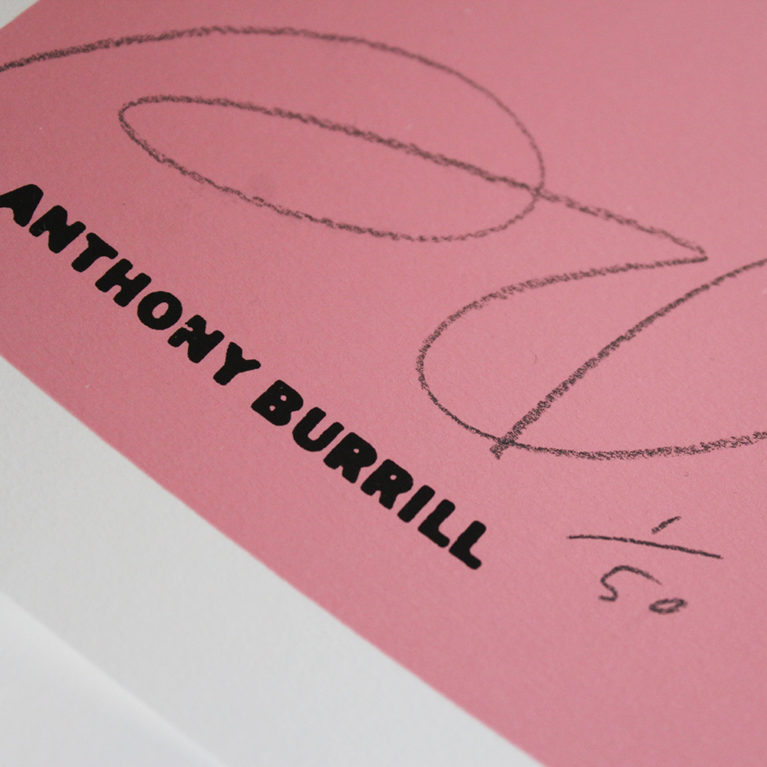 Anthony Burril Blisters Print Club London Screen Print