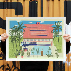 Charlotte Windsor Blisters Print Club London Screen Print