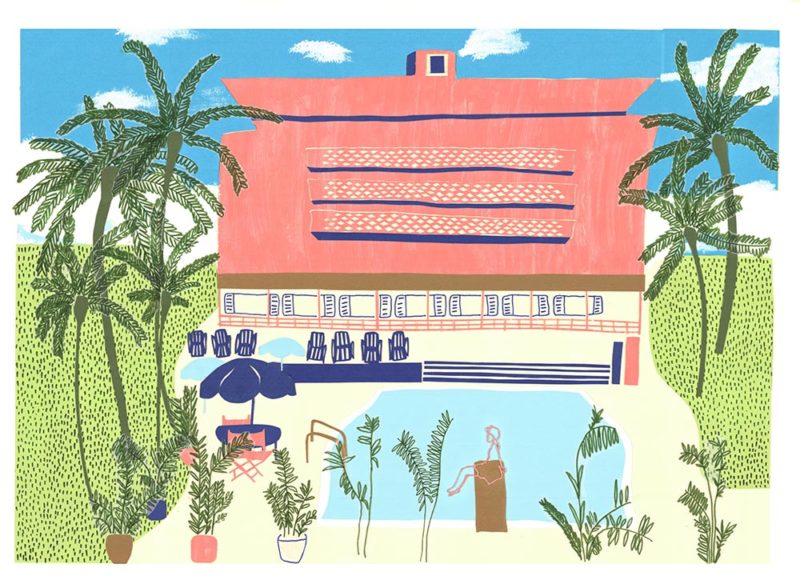 Charlotte Windsor Blisters Print Club London Screen Print