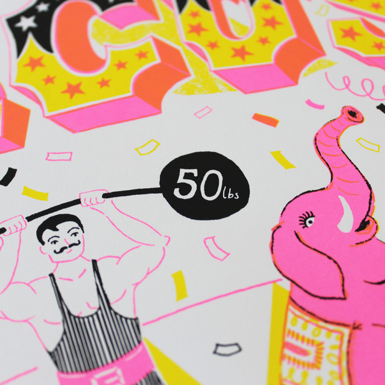 Jacquelien Colley Blisters Print Club London Screen Print