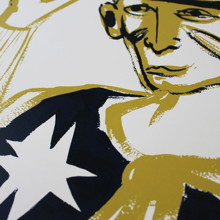 Lucille Moore Blisters Print Club London Screen Print