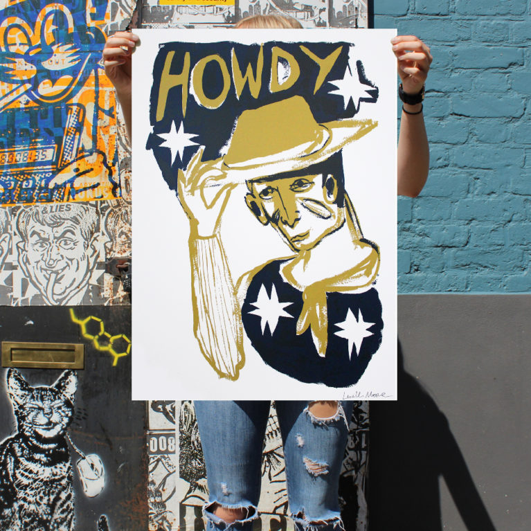 Lucille Moore Blisters Print Club London Screen Print