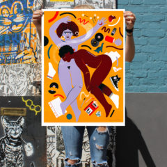 Margaux Carpentier Blisters Print Club London Screen Print