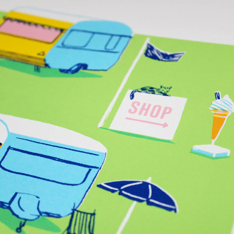 Natasha Searston Blisters Print Club London Screen Print