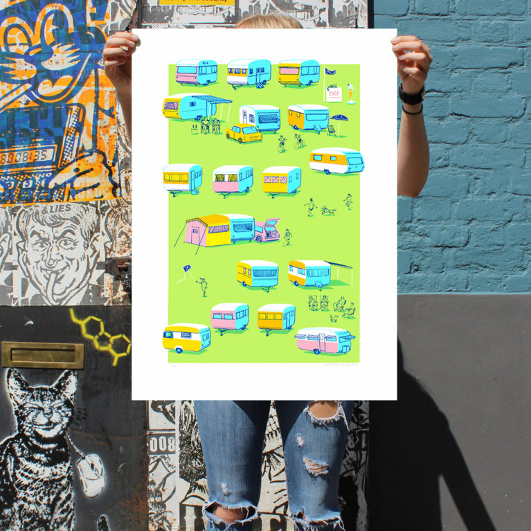 Natasha Searston Blisters Print Club London Screen Print