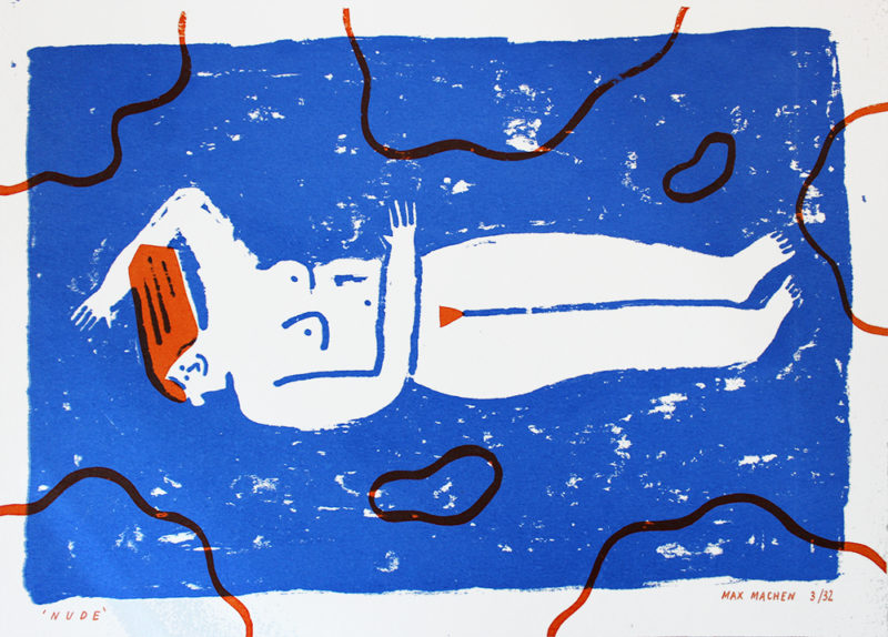 Max Machen Print Club London Screen Print