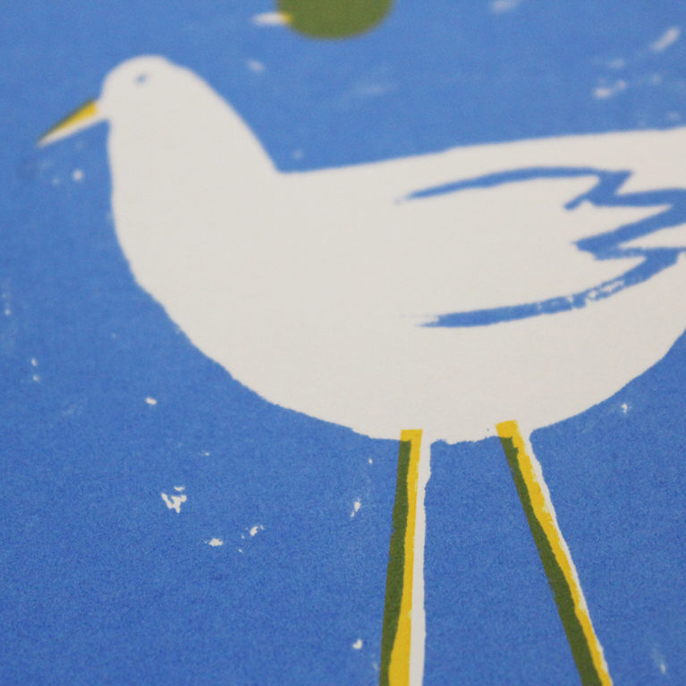 Bird Friend Max Machen Print Club London Screen Print