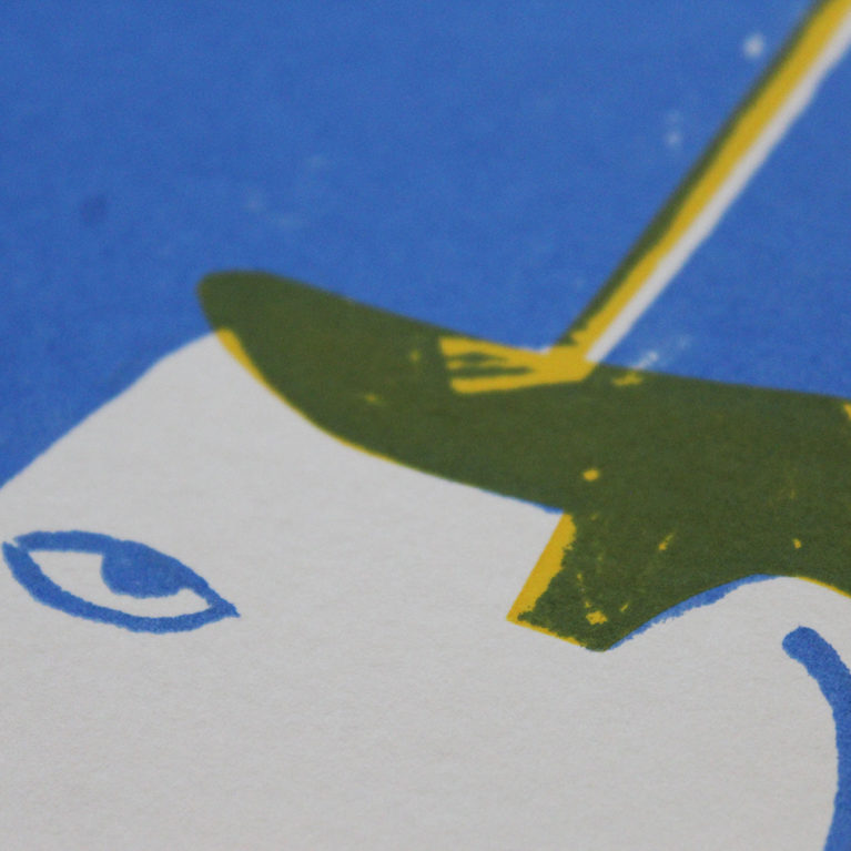 Bird Friend Max Machen Print Club London Screen Print