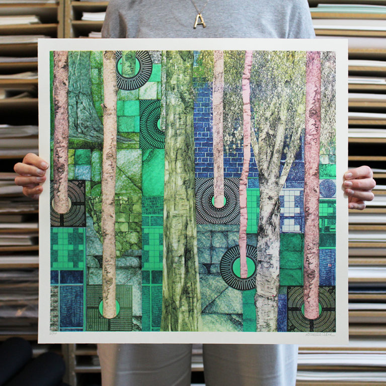 Gueulla Gardening Lucille Clerc Print Club London Screen Print