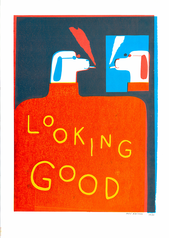 Looking Good Max Machen Print Club London Screen Print