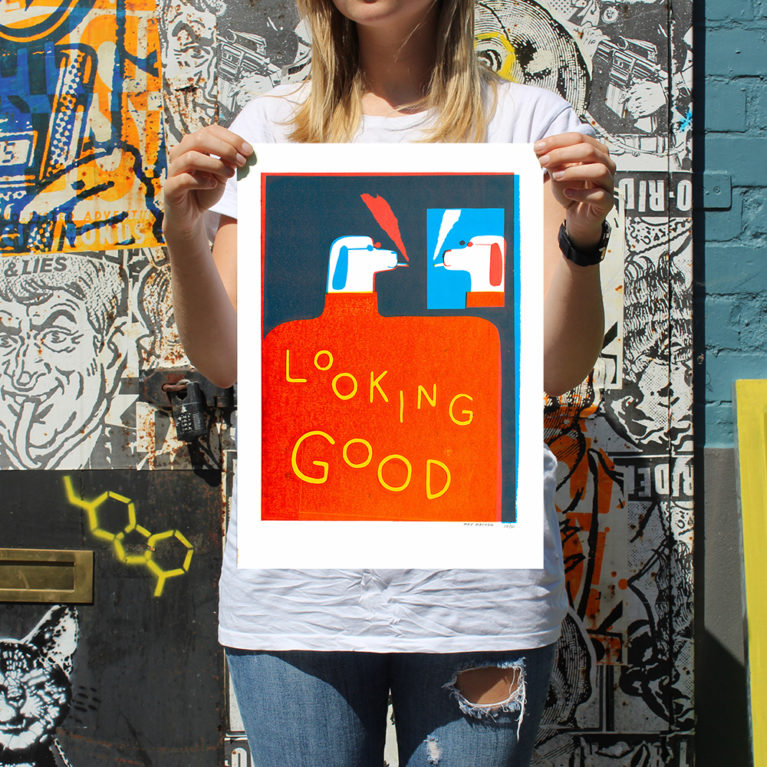 Looking Good Max Machen Print Club London Screen Print