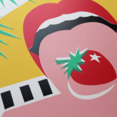 Lisa Edwards Sweet Harmony Print Club London Screen Print