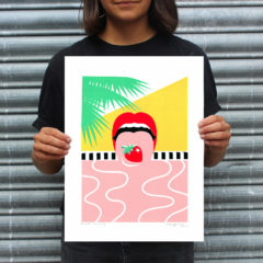 Lisa Edwards Sweet Harmony Print Club London Screen Print