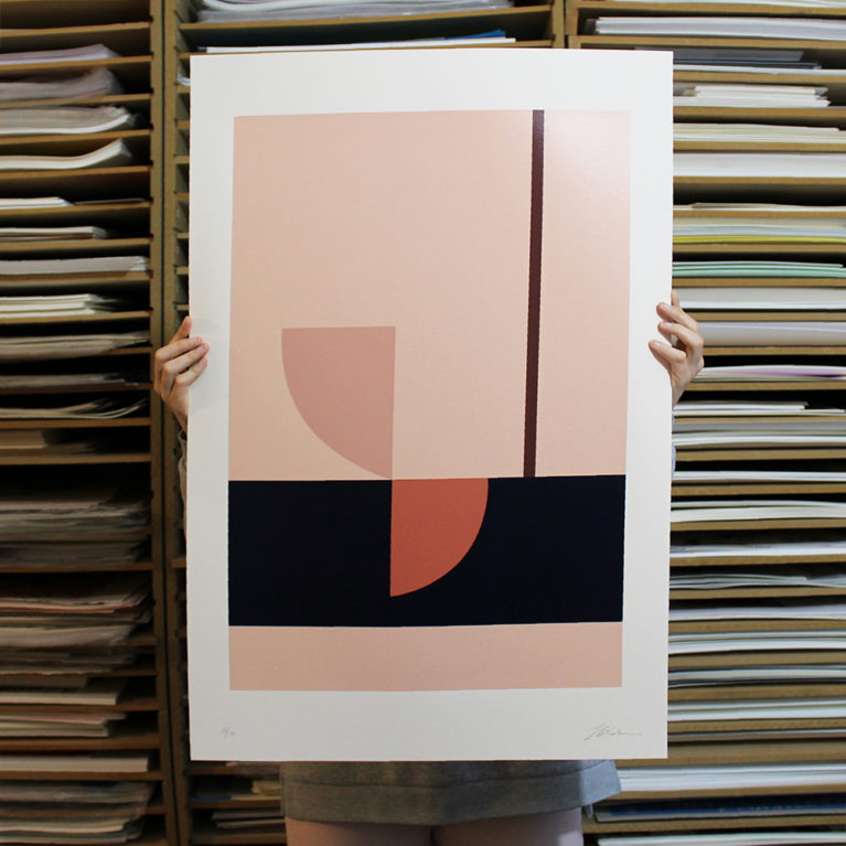 Deconstruction Hannah Ludnow Print Club London Screen Print