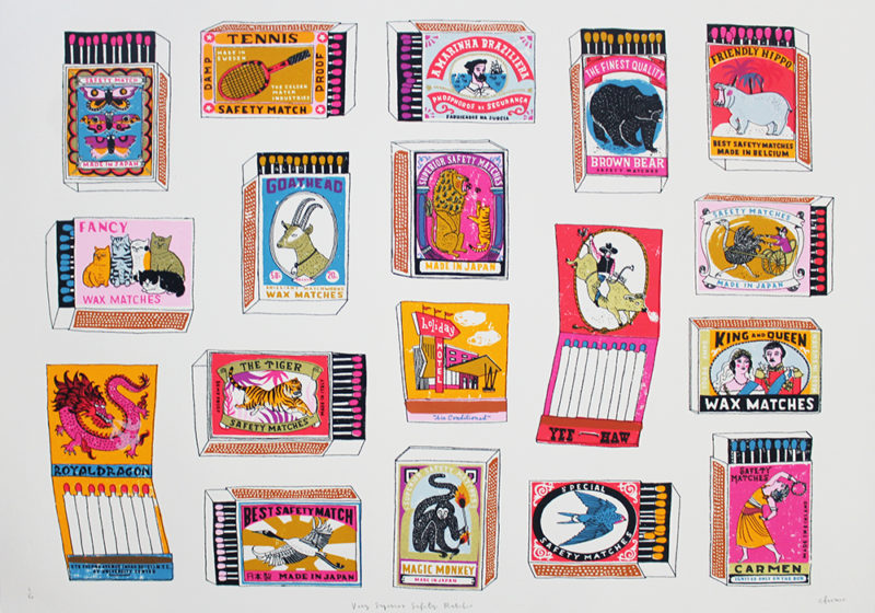 Charlotte Farmer Print Club London Screen Print