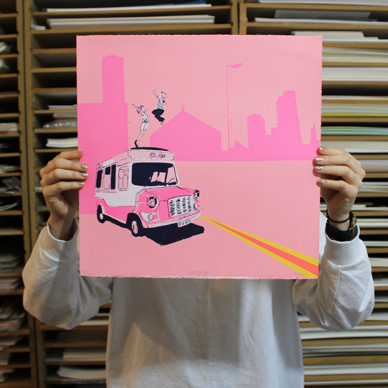 Anna Marrow Print Club London Screen Print