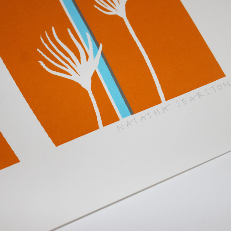 mushroom 2 Natasha Searston Print Club London Screen Print