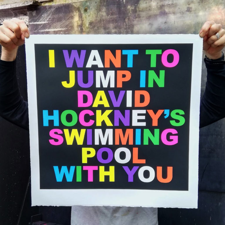 Benjamin Thomas Taylor Print Club London Screen Print