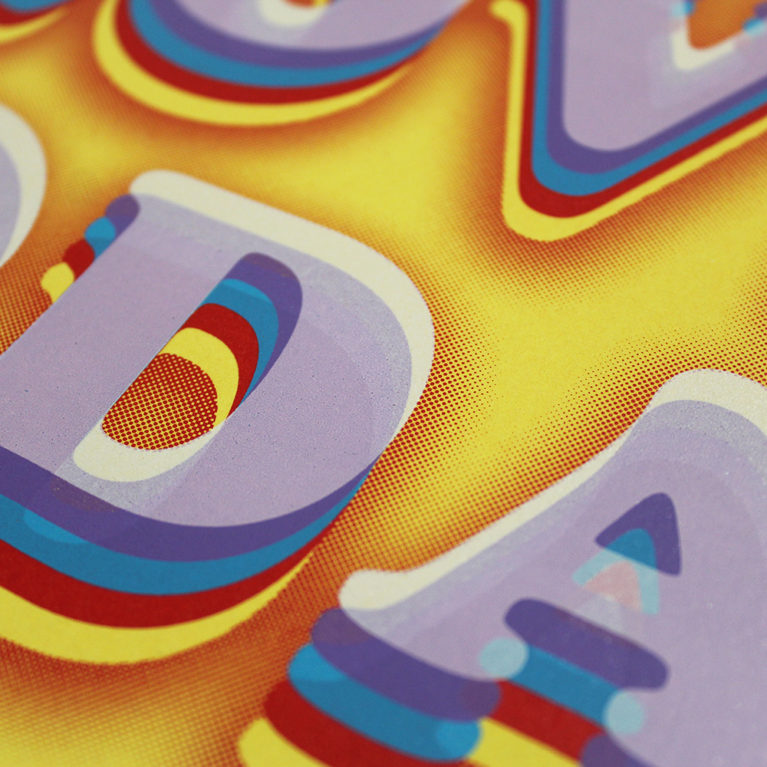 Oli Fowler Print Club London Screen Print