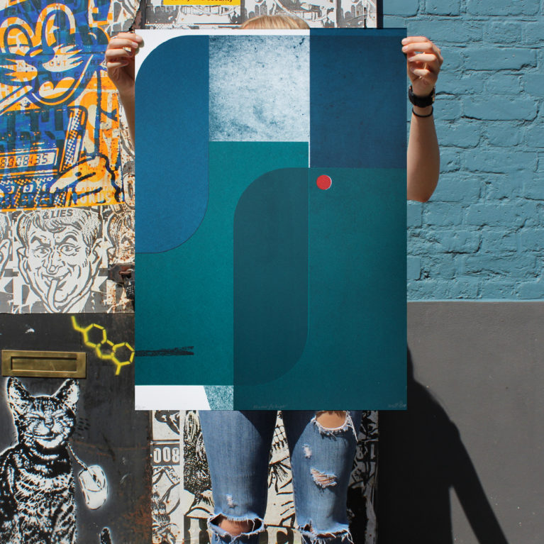 Angus Vasili Print Club London Screen Print