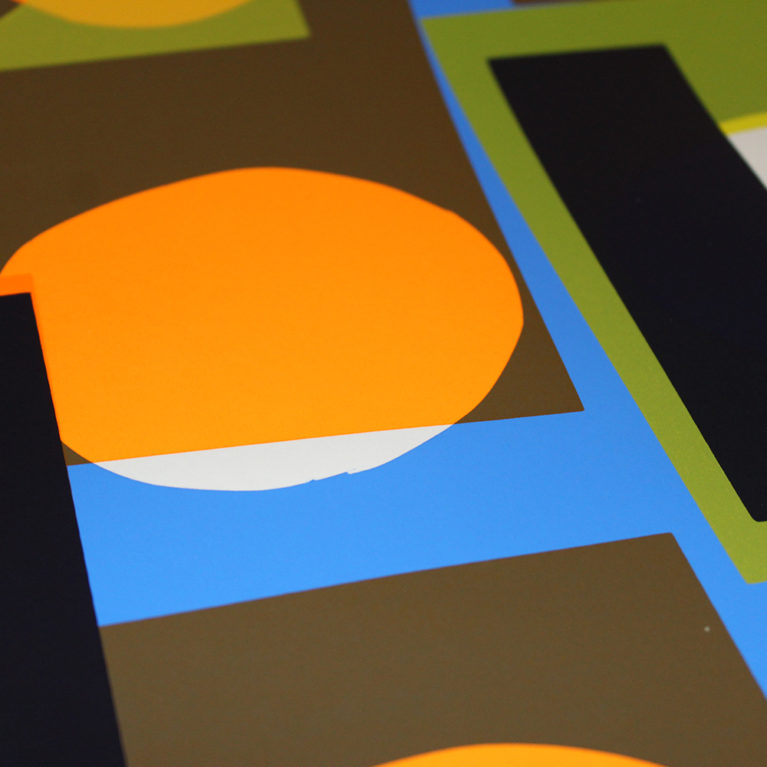 jonathan Lawes Print Club London Screen Print