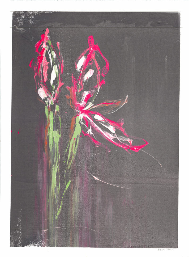 M.E Ster-Molnar Print Club London Screen Print