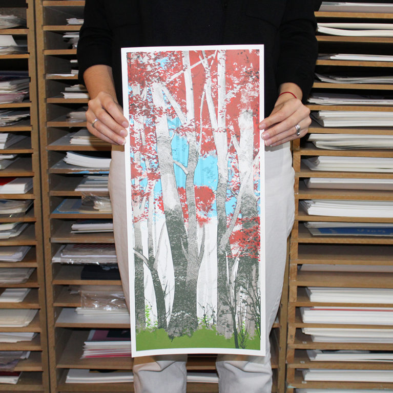 Chris Keegan Print Club London Screen Print