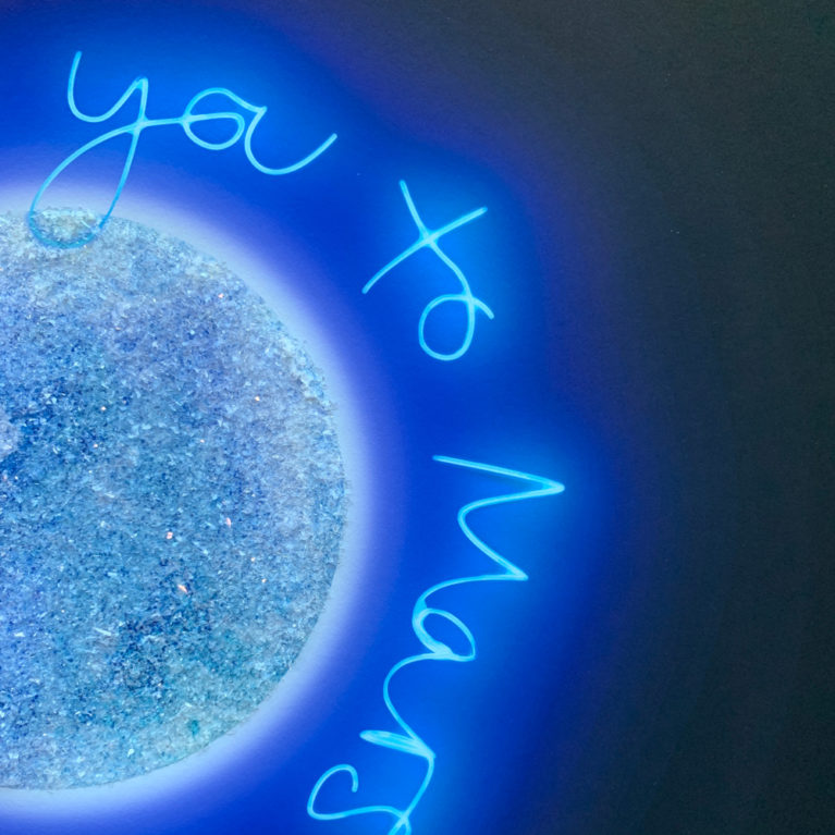 Mars and Back Lauren Baker Screen Print Print Club London