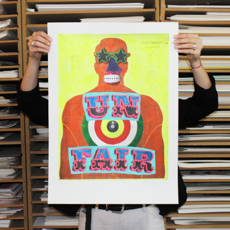Will Blanchard Print Club London Screen Print