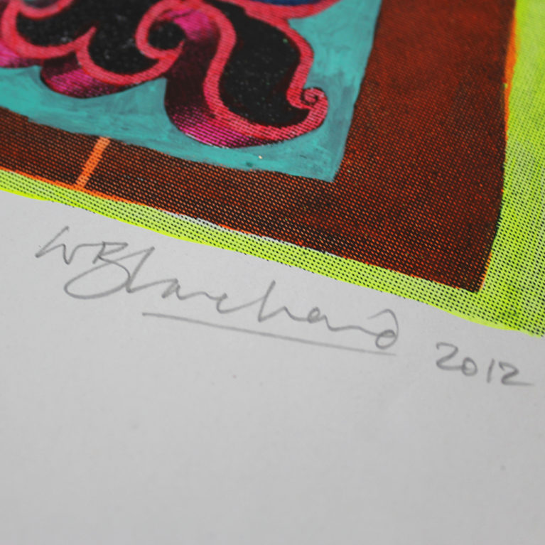 Will Blanchard Print Club London Screen Print