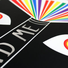 Read Me David Newton Print Club London Screen Print