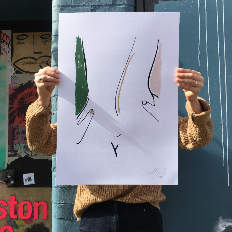 Alexandria Coe Print Club London Screen Print