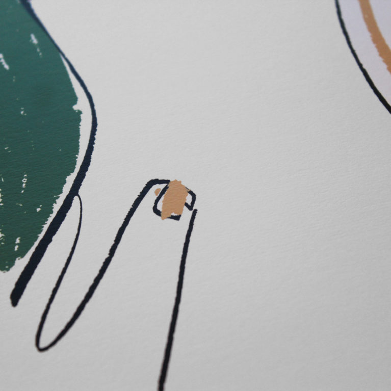 Alexandria Coe Print Club London Screen Print