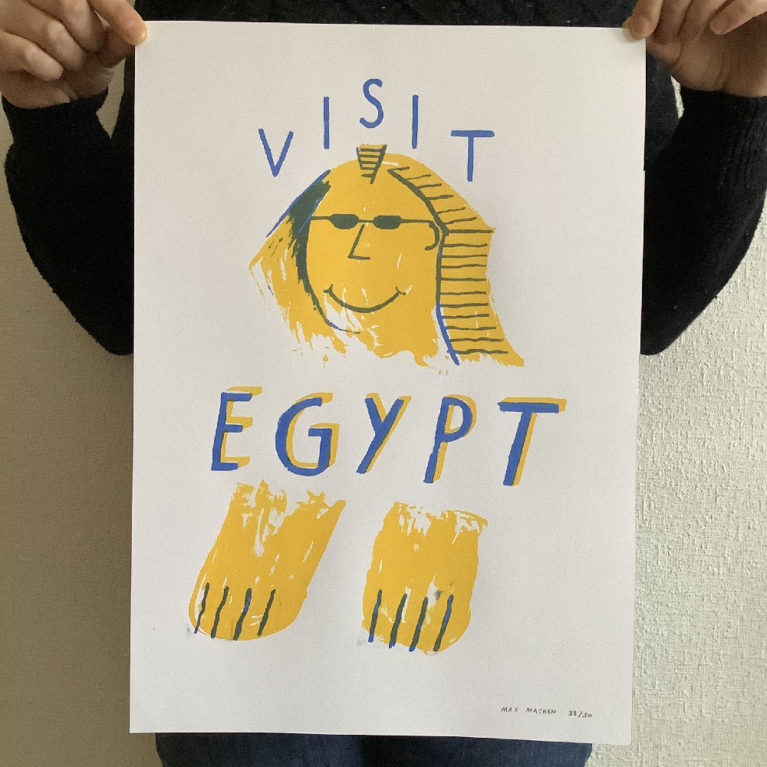 Max Machen Print Club London Screen Print