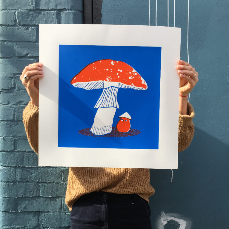 Natasha Searston Print Club London Screen Print