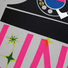 David Newton Print Club London Screen Print