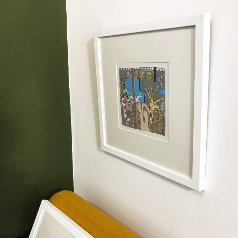 Alec Cumming Original Painting Print Club London