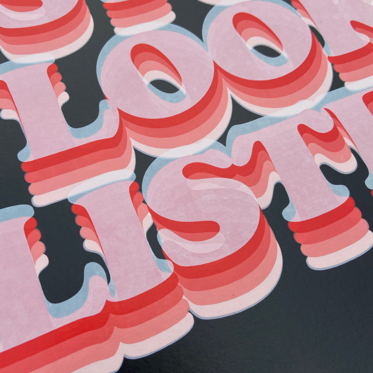 Oli Fowler Print Club London Screen Print