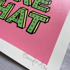 Oli Fowler Print Club London Screen Print