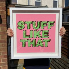 Oli Fowler Print Club London Screen Print